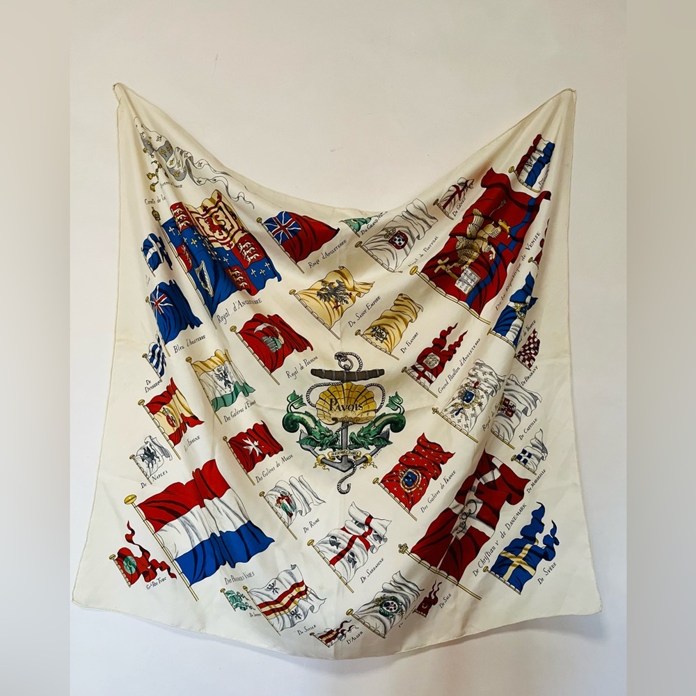 Hermes Large Silk Scarf